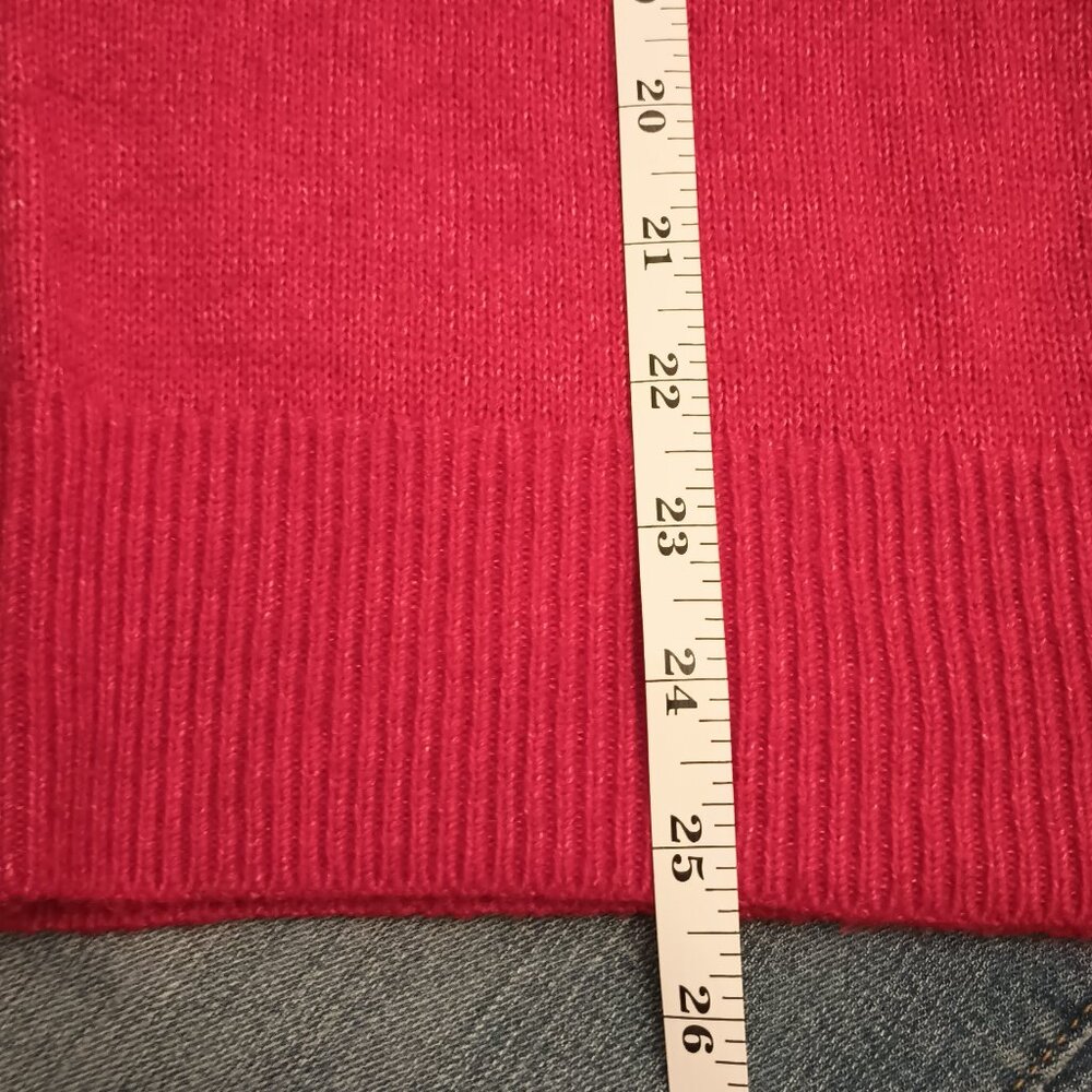Nautica Size XXL Red and navy Fair Isle Sweater - Picture 7 of 13